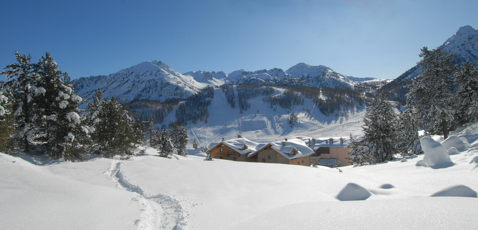 Residence Club Mmv Le Hameau Des Airelles **** Montgenèvre Exterior foto